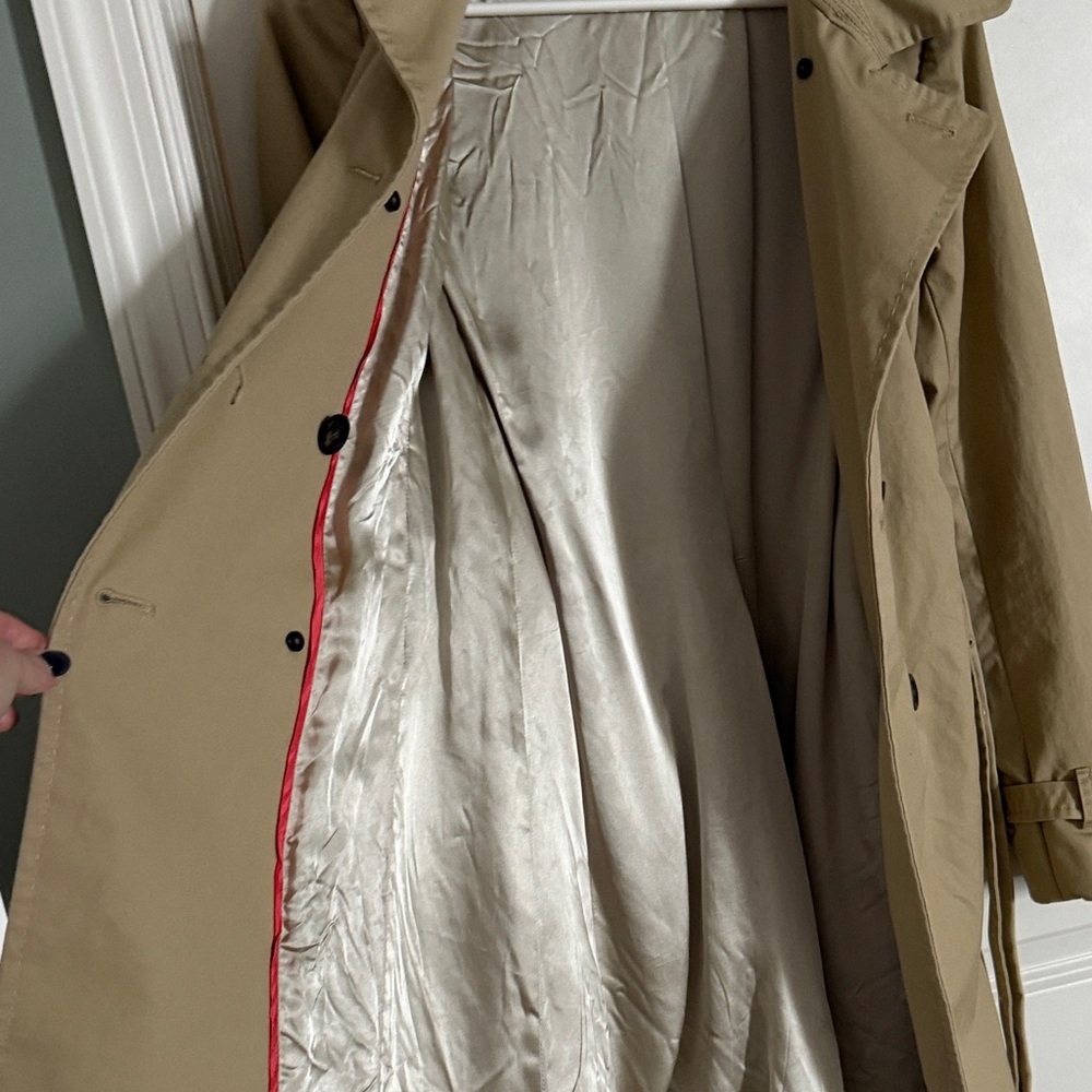 Jcrew Icon Classic Tan Trench Coat - Picture 3 of 5
